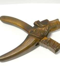 Anri Figural Schnauzer Dog Nutcracker