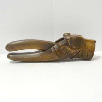 Antique Anri Schnauzer Dog Nutcracker