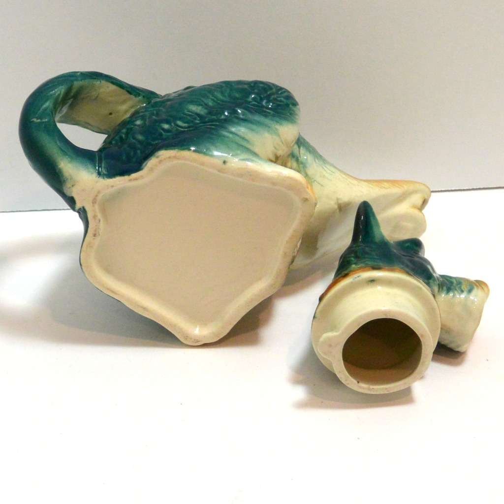 Vintage Schnauzer Dog One-Cup Porcelain Teapot KIT-2146