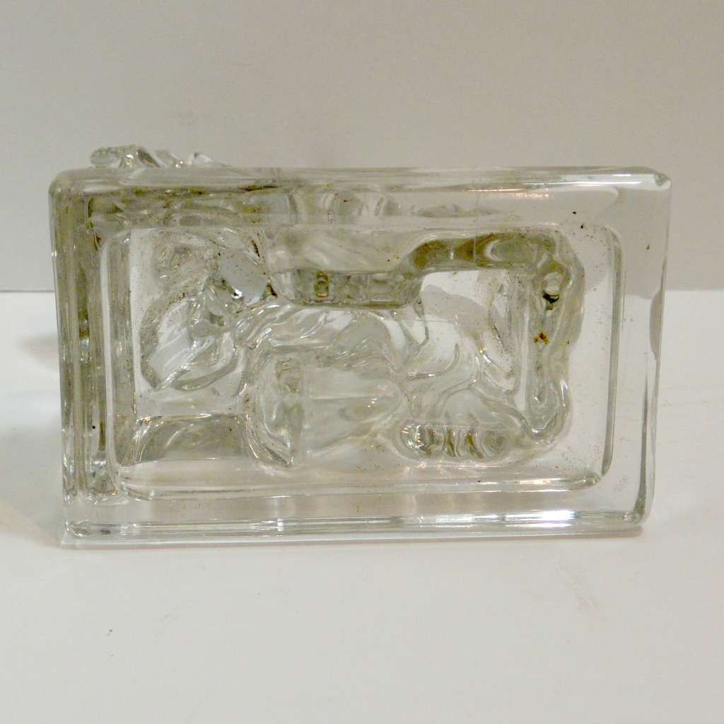 Vintage Cambridge Clear Crystal Scottish Terrier Dog Bookend c.1940-1955 #1 - A Dogs Tale Collectibles