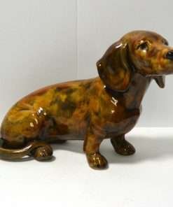 Large Hand-Painted Dachshund Dog Figurine 3
