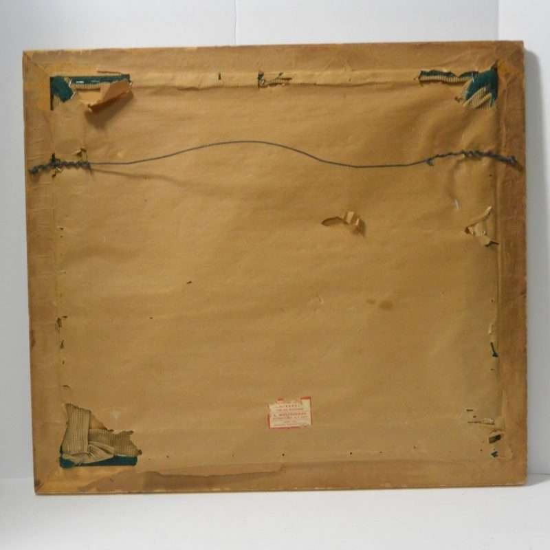 Needlework Westie or Scottie Framed Back 542- Dog's Tale Collectibles