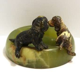 Cocker Spaniel Dog Pair Back- Dog's Tale Collectibles