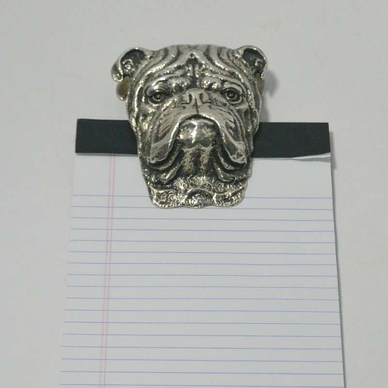 Edwardian Sterling Silver Bulldog Front - Dog's Tale Collectibles