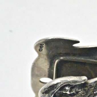 Edwardian Sterling Silver Bulldog Random 104 - Dog's Tale Collectibles