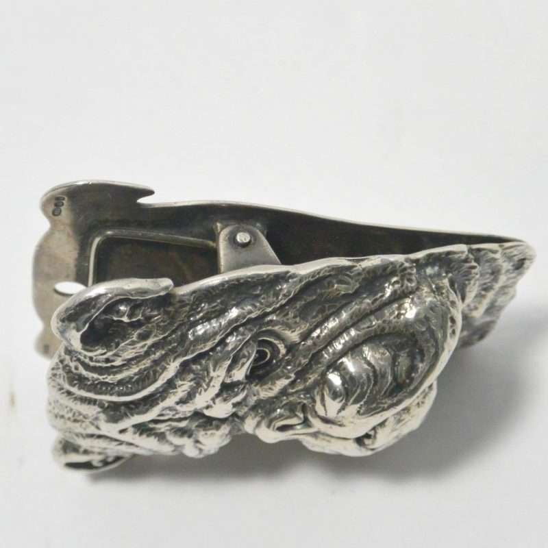 Edwardian Sterling Silver Bulldog Paperclip Side 4 543- Dog's Tale Collectibles
