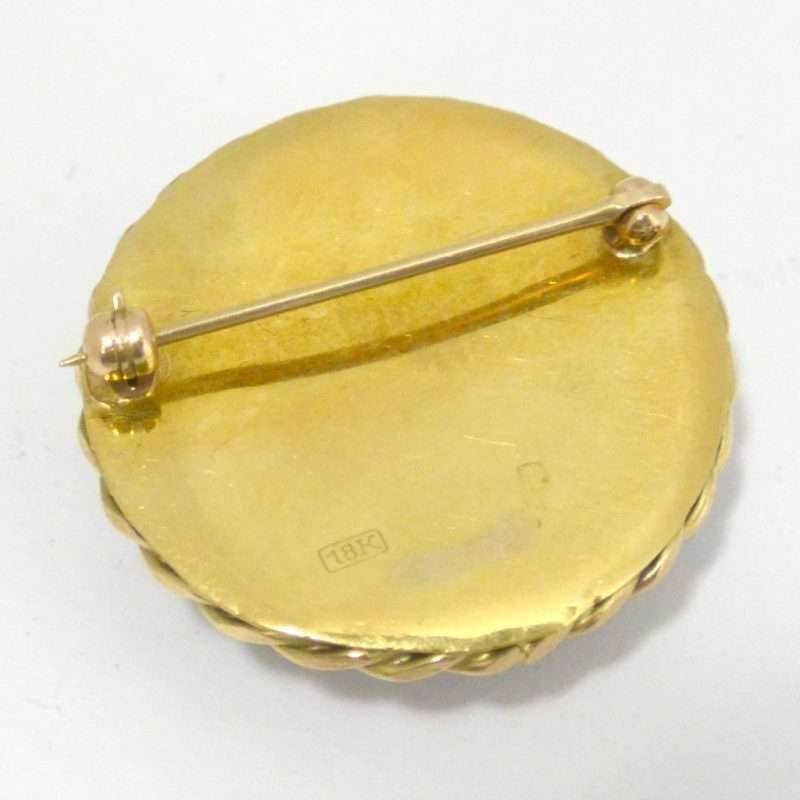 Essex Crystal Cairn Terrier Portrait Brooch Back25- Dog's Tale Collectibles