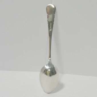 Large Solid Sterling Silver Spoon Front 6- Dog's Tale Collectibles