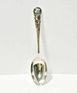 Large Solid Sterling Silver Spoon Front 5- Dog's Tale Collectibles