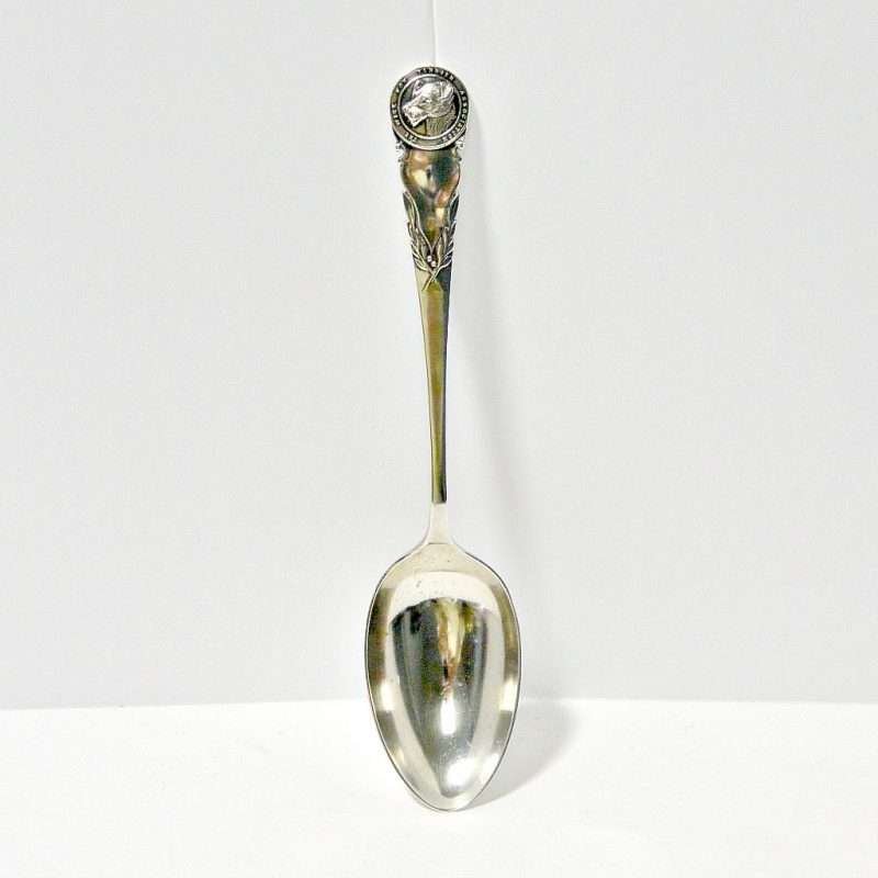 Large Solid Sterling Silver Spoon Front 5- Dog's Tale Collectibles