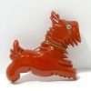 Red Terrier Pin Front- Dog's Tale Collectibles
