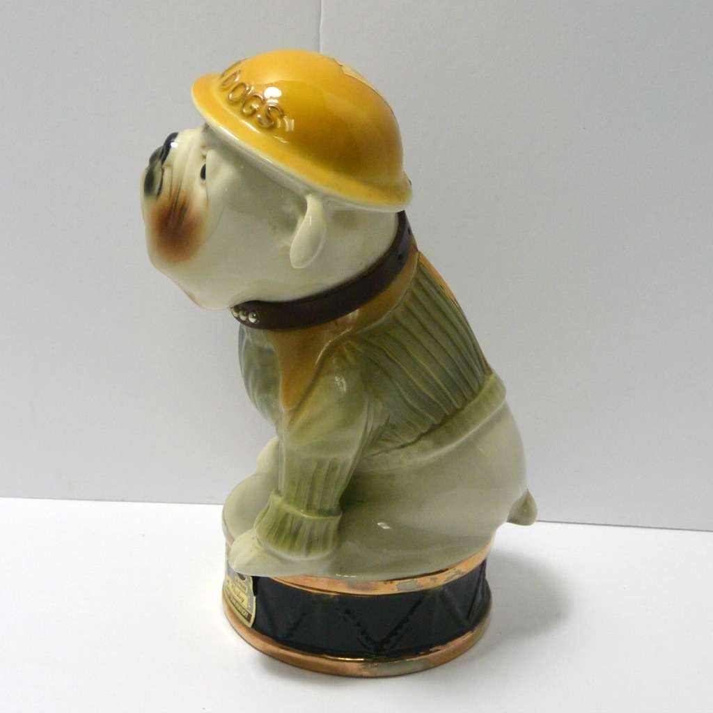 Vintage Devil Dogs Jim Beam Bulldog Whiskey Decanter 1979 #5 - A Dogs Tale Collectibles
