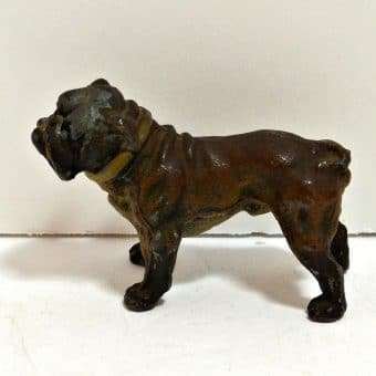 Antique Cold Painted Bulldog