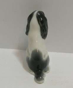 Porcelain Spaniel Dog Figurine Metzler and Ortloff Back