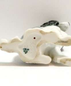 Porcelain Spaniel Dog Figurine Metzler and Ortloff Bottom