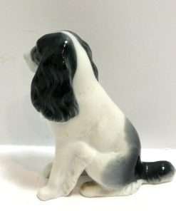 Porcelain Spaniel Dog Figurine Metzler and Ortloff 1
