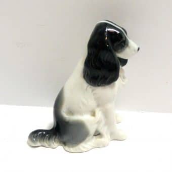 Porcelain Spaniel Dog Figurine Metzler and Ortloff 2