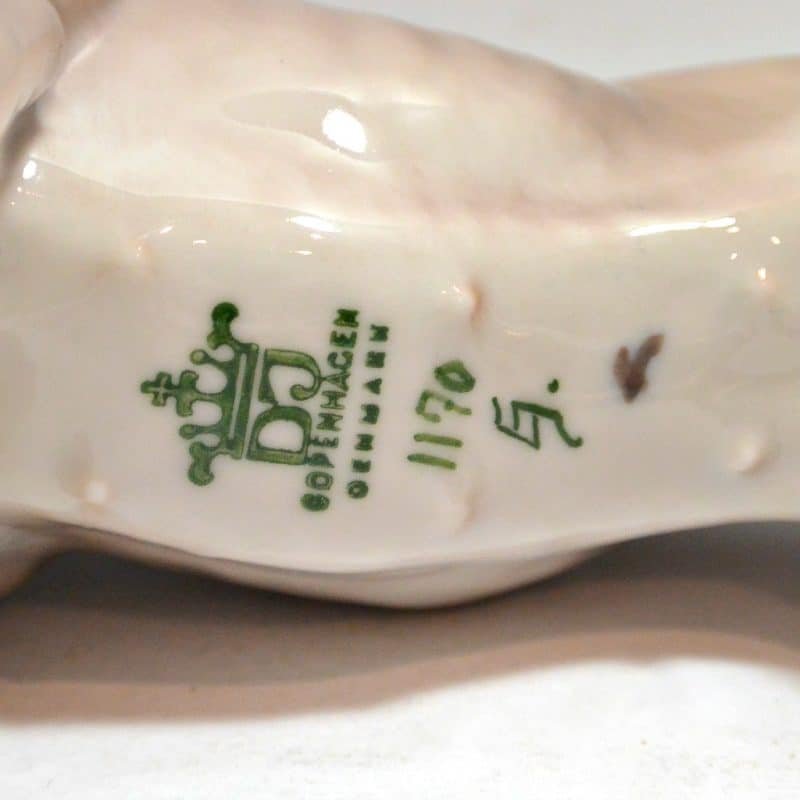 Dahl Jensen Boxer Figurine Collectible makers mark 1170