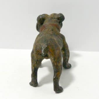 Antique Cold Painted Austrian Bronze Bulldog