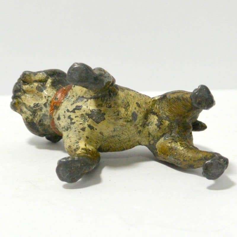 Antique Cold Painted Austrian Bronze Bulldog