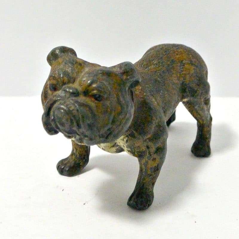 Antique Cold Painted Austrian Bronze Bulldog