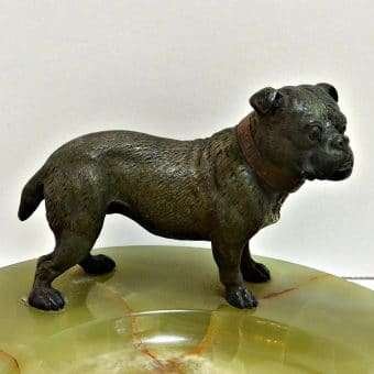 Vienna Bronze Bulldog Collectible