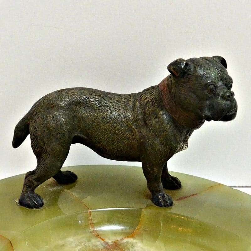 Vienna Bronze Bulldog Collectible