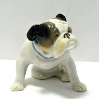 Metzler and Ortloff Porcelain Bulldog