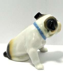 Dog Figurine Porcelain Bulldog