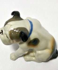 Metzler and Ortloff Porcelain Bulldog Figurine