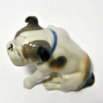 Metzler and Ortloff Porcelain Bulldog Figurine