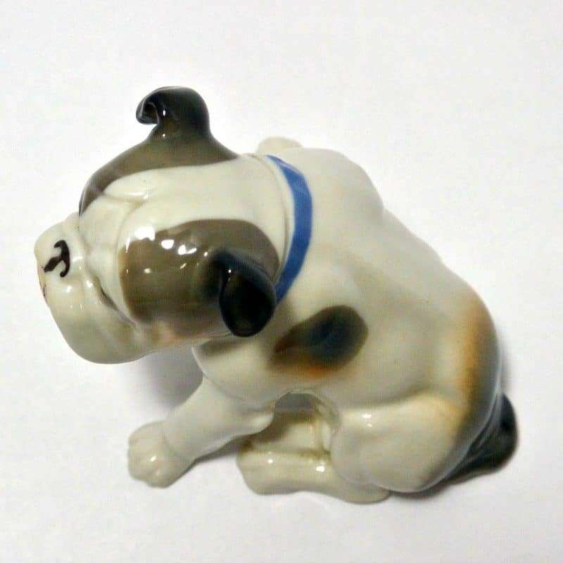 Metzler and Ortloff Porcelain Bulldog Figurine