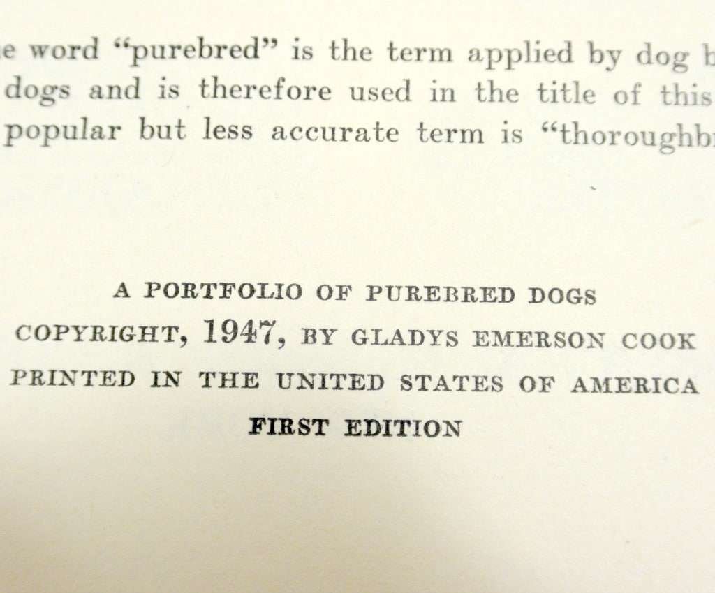 Gladys Emerson Cook Portfolio of 8 Purebred Dogs 1947 First Edition - Image 11