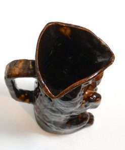 Rockingham Pottery Figural Dog Pitcher top2