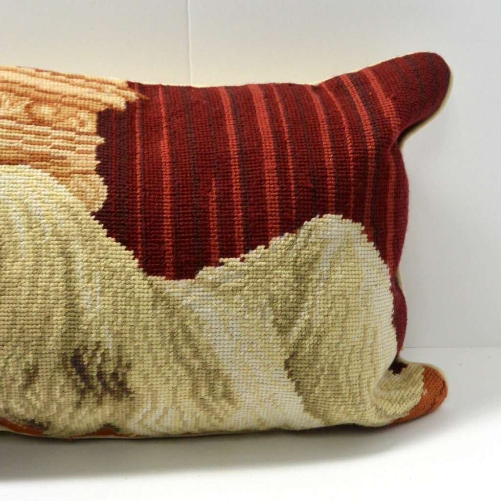 Vintage Rectangular Shih Tzu Needlepoint Pillow #2 - A Dogs Tale Collectibles