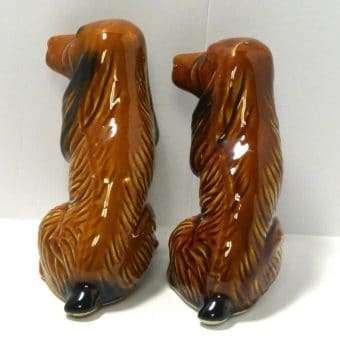 Mid-Century Modern Spaniel Figurines Brazil back