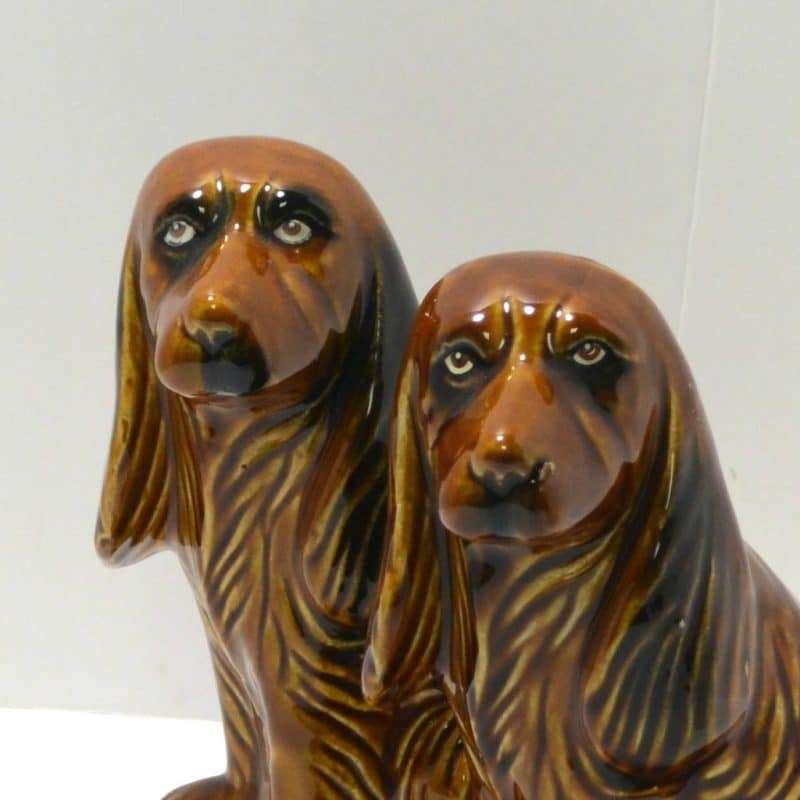 Mid-Century Modern Spaniel Figurines Brazil