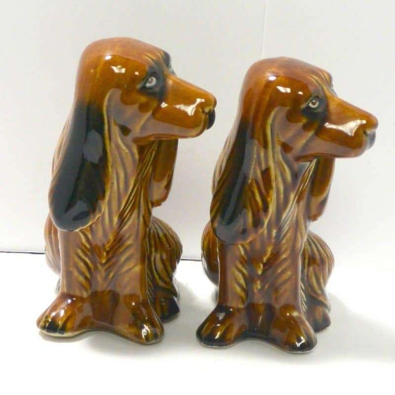 Mid-Century Modern Spaniel Figurines Brazil 2