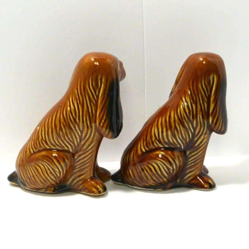 Mid-Century Modern Spaniel Figurines Brazil