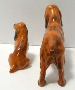 Royal Doulton Cocker Spaniel Figurines Pair Back