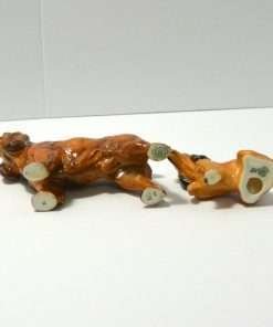 Royal Doulton Cocker Spaniel Figurines Pair Bottom