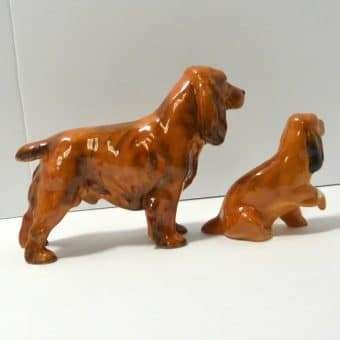 Royal Doulton Cocker Spaniel Figurines Pair 2