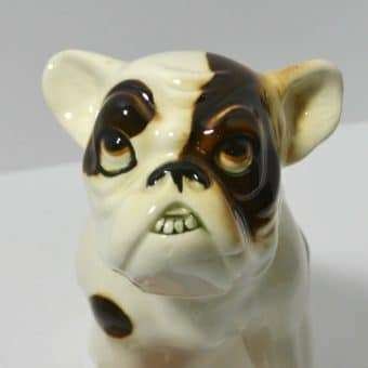 Czechoslovakian Porcelain Bulldog Close 3