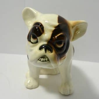 Czechoslovakian Porcelain Bulldog front