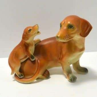 Vintage Dachshund Figurine Collectible