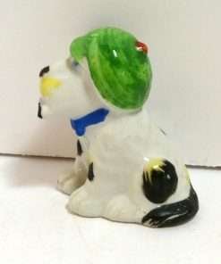 Vintage Occupied Japan Dog Figurine with Cap and Pipe 1