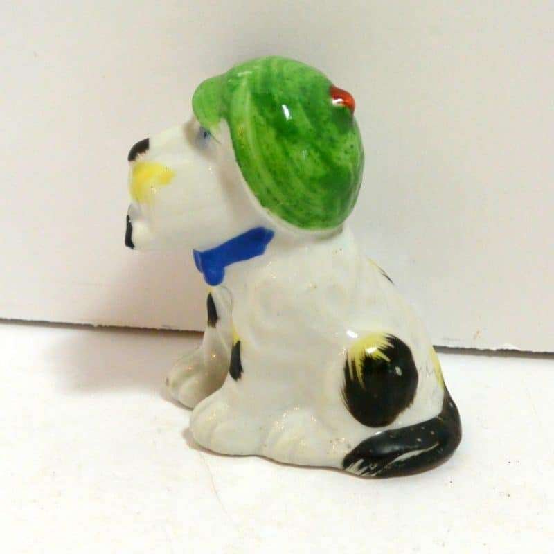 Vintage Occupied Japan Dog Figurine with Cap and Pipe 1