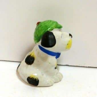 Vintage Occupied Japan Dog Figurine with Cap and Pipe 2