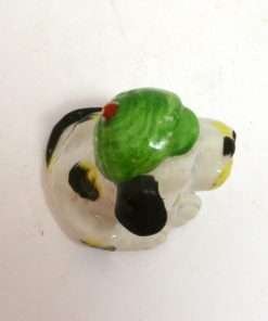 Vintage Occupied Japan Dog Figurine with Cap and Pipe top