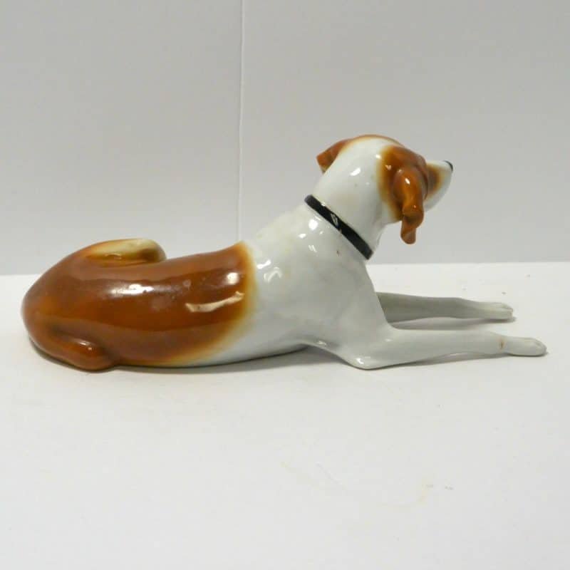 Porcelain Short-Haired Pointer Dog Figurine side 1